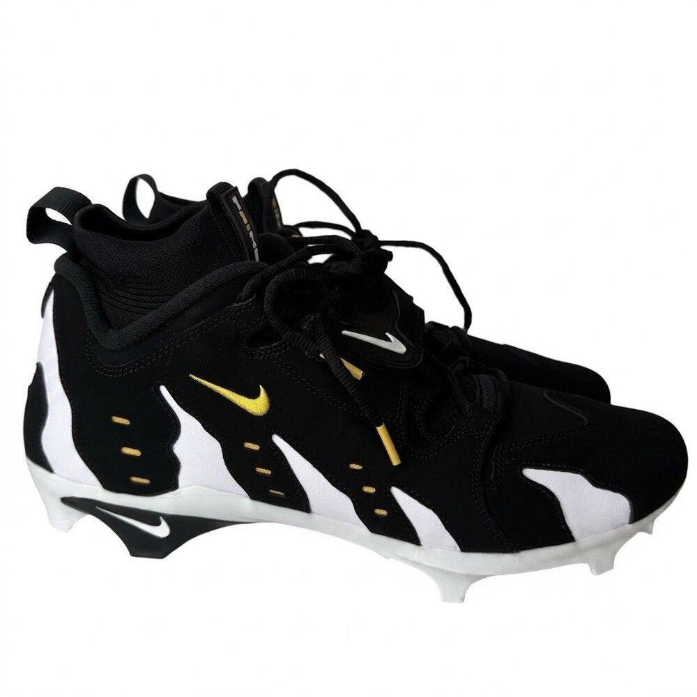 Nike Alpha DT Max 96 PE Deion Sanders IM9642-001 Football Cleats Black Size 13